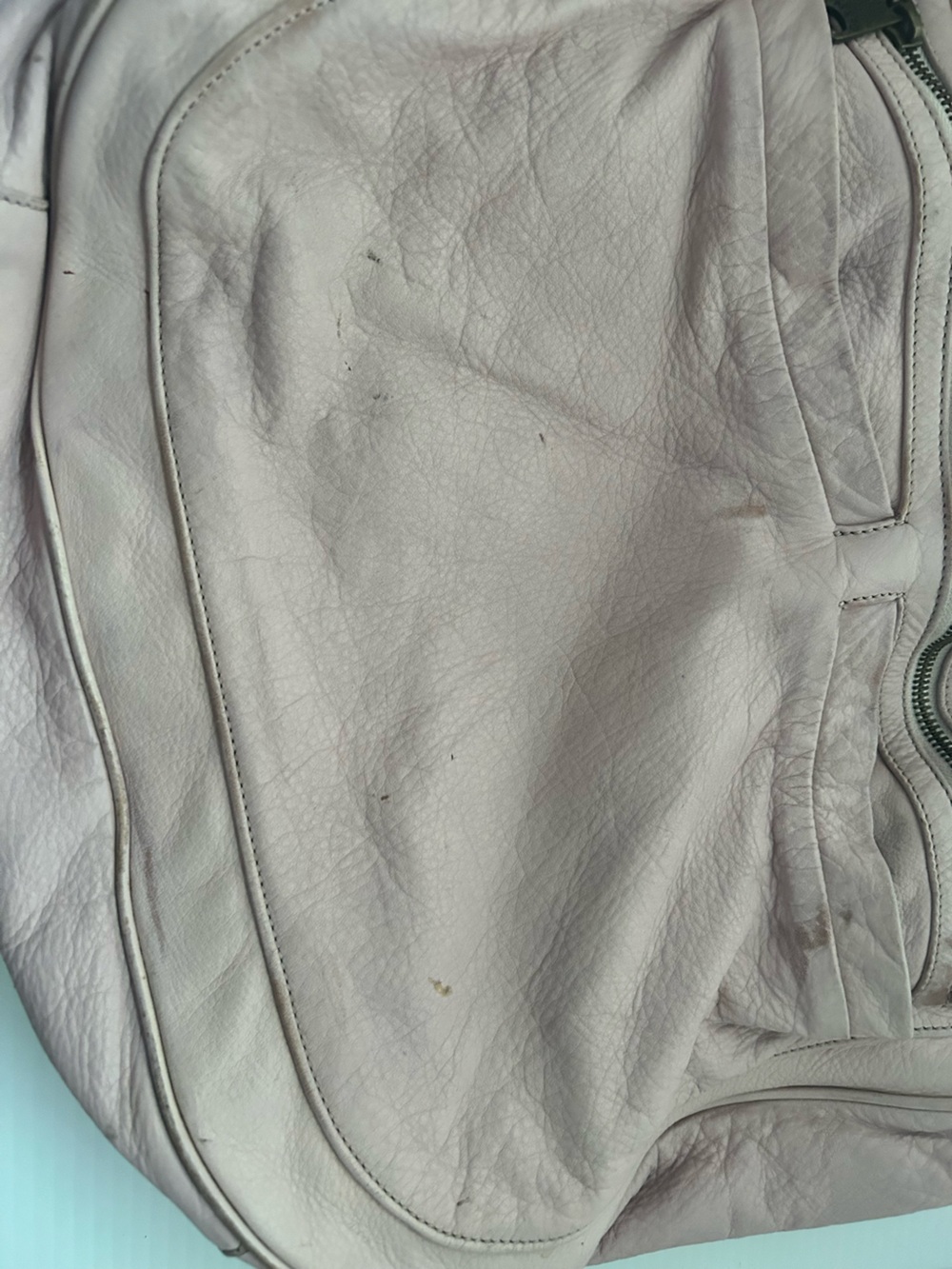 Marc Jacobs Lavender Leather Shoulder Tote - Picture 7 of 8